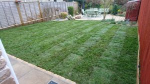 Customer own laying - finished lawn